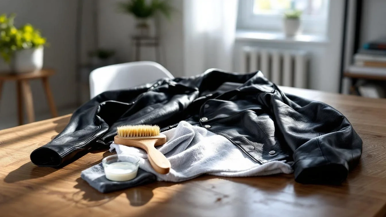 Ein Experte verrät, wie du deine Lederjacke zu Hause ohne Schäden reinigst