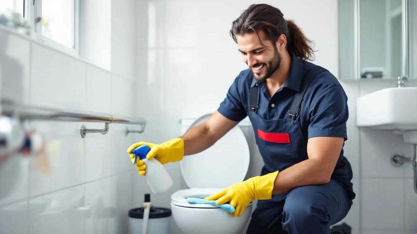 Ein Hausmeister verrät, wie du mit einem Produkt dein WC blitzschnell reinigst