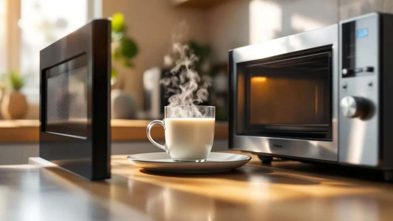 Nicht nur ein Mythos: Warum Experten vor dem Erhitzen von Milch in der Mikrowelle warnen