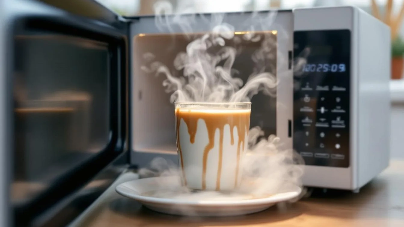 Warum Getränke in der Mikrowelle plötzlich überkochen können