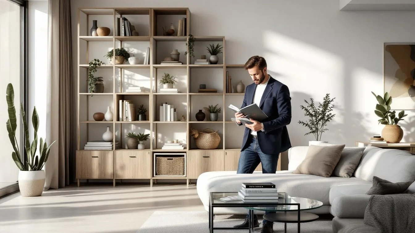 Warum Innenarchitekten offene Regale im Wohnzimmer empfehlen